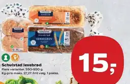 SuperBrugsen Schulstad levebrød tilbud