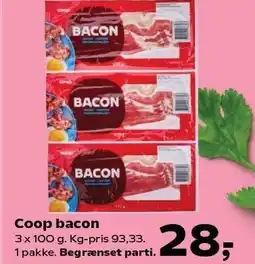 SuperBrugsen Coop bacon tilbud
