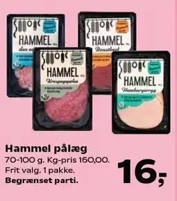 SuperBrugsen Hammel Pålæg 70-100 g tilbud