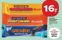 SuperBrugsen Barebells eller Grenade proteinbar tilbud