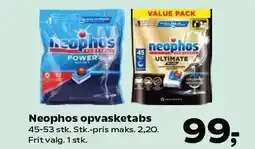SuperBrugsen Neophos opvasketabs tilbud