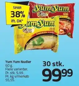 Fleggaard Yum Yum Nudler - 30 stk tilbud