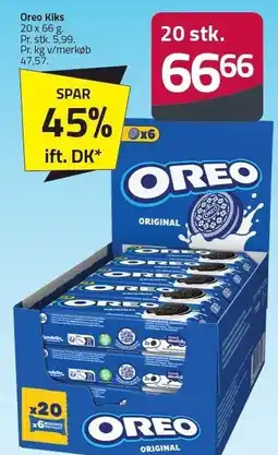 Fleggaard Oreo kiks - 20 stk tilbud