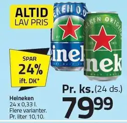 Fleggaard Heineken tilbud