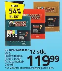 Fleggaard BE-KIND Nøddebar - 12 stk tilbud