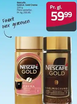 Fleggaard Nescafe Gold el. Gold Crema tilbud