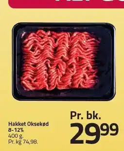 Fleggaard Hakket Oksekød 8-12% tilbud