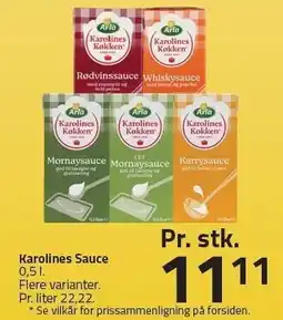 Fleggaard Karolines Sauce tilbud