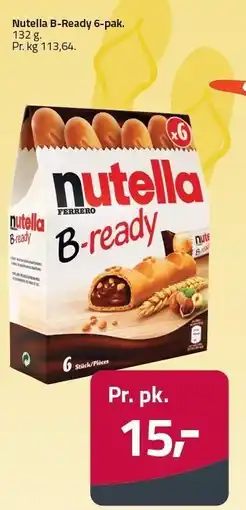 Fleggaard Nutella B-Ready 6-pak tilbud