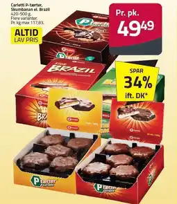 Fleggaard Carletti P-tærter, Skumbanan el. Brazil tilbud