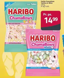 Fleggaard Haribo Chamallows Twirlies el. Minis tilbud