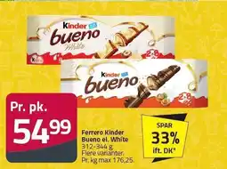 Fleggaard Ferrero kinder Bueno el. White tilbud
