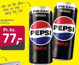 Fleggaard Pepsi Max Big Can tilbud
