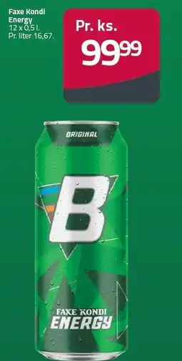 Fleggaard Faxe Kondi Energy tilbud