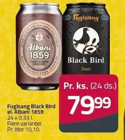 Fleggaard Fuglsang Black Bird el. Albani 1859 tilbud