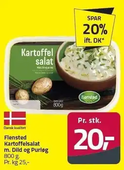 Fleggaard Flensted Kartoffelsalat m. Dild og Purløg tilbud