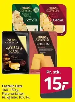 Fleggaard Castello Oste tilbud