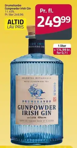 Fleggaard Drumshanbo Gunpowder Irish Gin tilbud