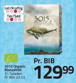 Fleggaard 3015 Organic Monastrell tilbud