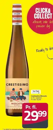 Fleggaard Crestissimo Moscato tilbud