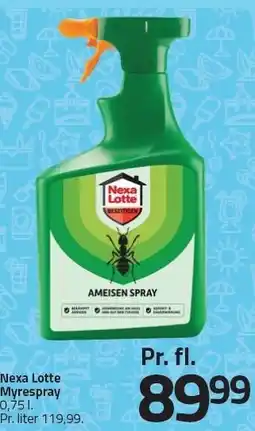 Fleggaard Nexa Lotte Myrespray tilbud