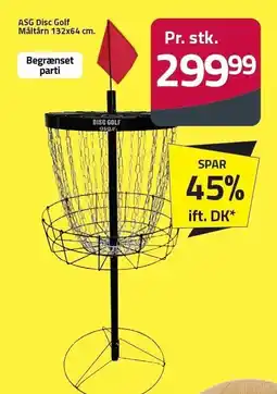 Fleggaard ASG Disc Gold Måltårn 132x64 cm tilbud