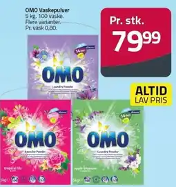 Fleggaard OMO Vaskepulver tilbud