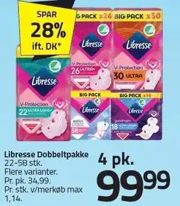 Fleggaard Libresse Dobbeltpakke tilbud