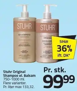 Fleggaard Stuhr Original Shampoo el. Balsam tilbud