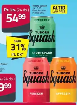 Fleggaard Tuborg Squash tilbud