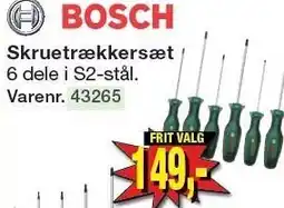 Harald Nyborg Bosch Skruetrækkersæt tilbud