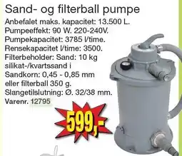 Harald Nyborg Sand- og filterball pumpe tilbud