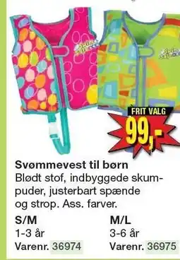 Harald Nyborg Svømmevest til børn tilbud