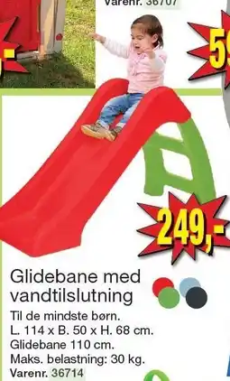 Harald Nyborg Glidebane med vandtilslutning tilbud