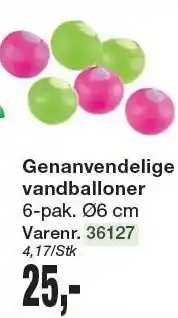 Harald Nyborg Genanvendelige vandballoner tilbud