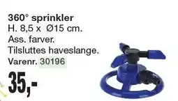 Harald Nyborg 360° sprinkler tilbud