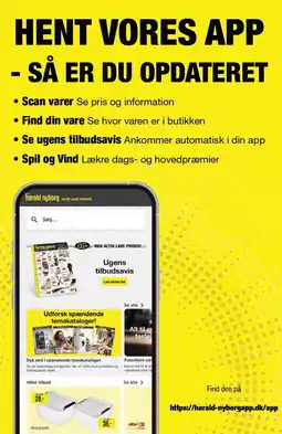 Harald Nyborg HENT VORES APP - SÅ ER DU OPDATERET tilbud