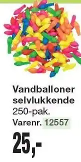 Harald Nyborg Vandballoner selvlukkende tilbud