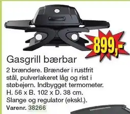 Harald Nyborg Gasgrill bærbar tilbud