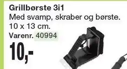 Harald Nyborg Grillbørste 3i1 tilbud