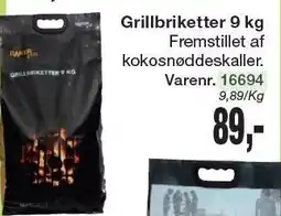 Harald Nyborg Grillbriketter 9 kg tilbud