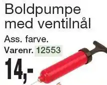 Harald Nyborg Boldpumpe med ventilnål tilbud