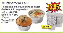 Harald Nyborg Muffinsform i alu tilbud