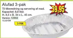 Harald Nyborg Alufad 3-pak tilbud
