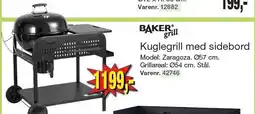 Harald Nyborg BAKER grill Kuglegrill med sidebord tilbud