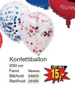 Harald Nyborg Konfettiballon tilbud