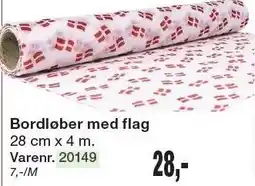 Harald Nyborg Bordløber med flag tilbud