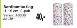 Harald Nyborg Bordbombe flag tilbud