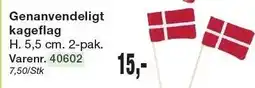 Harald Nyborg Genanvendeligt kageflag tilbud