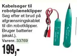 Harald Nyborg Kabelsøger til robotplæneklipper tilbud